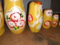 Матрьошка стара руска дарвена кукла 6 в 1, снимка 4
