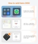 Нов Bluetooth тракер Apple Find My 4 броя за багаж ключове портфейл анти кражба проследяване, снимка 7