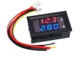 DC 0-100V 10A Дигитален Ампер-Волтметър, снимка 1