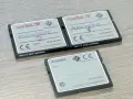 3 броя CompactFlash (CF) карти – 2× SanDisk Ultra II 2GB + Canon FC-32M , снимка 2