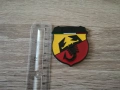 цветна метална емблема с черни акценти Abarth, снимка 3