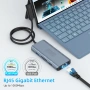 Чисто нов Мултифункционален хъб 10-в-1 Rocketek за Microsoft Surface , снимка 7