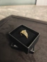 Златен пръстен с форма на корона украсен с малки камъни Проба 585 - 14 карата, снимка 2