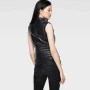 G-star 5620 Custom Zip Leather - дамски елек естествена кожа р-р М, снимка 3