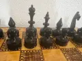 Шах с дървени фигури, снимка 4