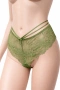 Hunkemöller дантелено долнище XL в маслено зелено, снимка 2