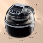Klarstein  фритюрник с горещ въздух, 1400 W, пържене, готвене , грил , печене без мазнина, снимка 6