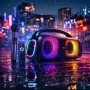 Парти тонколона 2 × 5.25" – 40 W RMS, Bluetooth, RGB LED светлини, батерия 3600 mAh, снимка 4