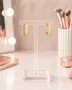 Геометрични златни обеци „Modern Glow“, снимка 2