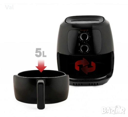 Фритюрник с горещ въздух MFX-414M, 4L, 1500W, механичен., снимка 5 - Фритюрници - 54671718
