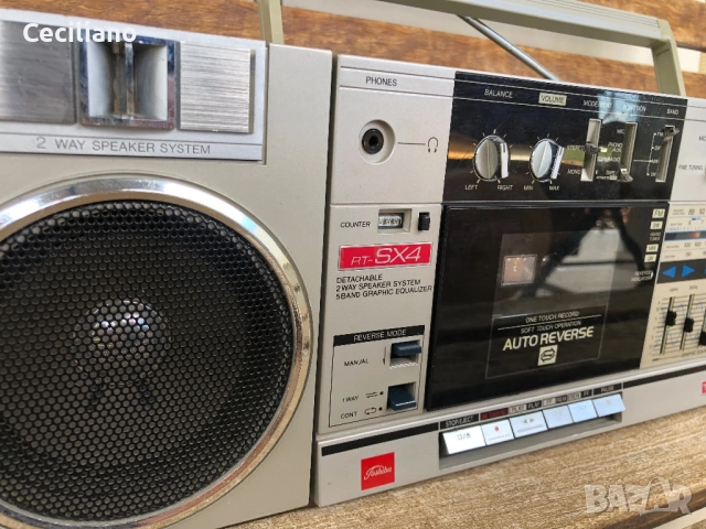 Радиокасетофон Toshiba RT-SX4 Boombox, снимка 11 - Радиокасетофони, транзистори - 54721591