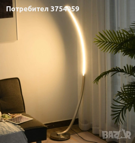 Модерна подова лампа с LED и сензорен димер, снимка 10 - Настолни лампи - 55202311