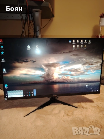 Монитор с дефект в долната част 27 инча, снимка 2 - Монитори - 54230674