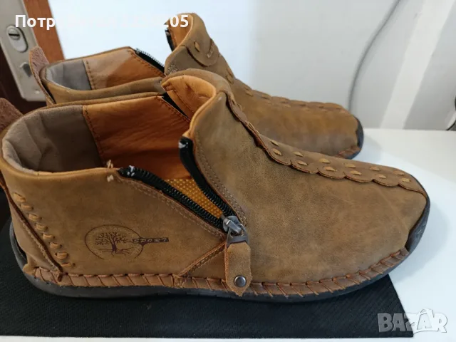 Продавам кожени мъжки обувки Fashion sport, снимка 3 - Ежедневни обувки - 55604371