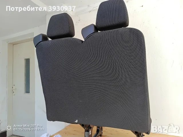 Двойна седалка за Форд транзит 2014-2019, снимка 4 - Бусове и автобуси - 55431317