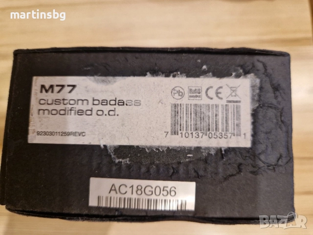 Ефект за китара MXR M77 Custom Badass Modified Overdrive, снимка 9 - Китари - 55365279