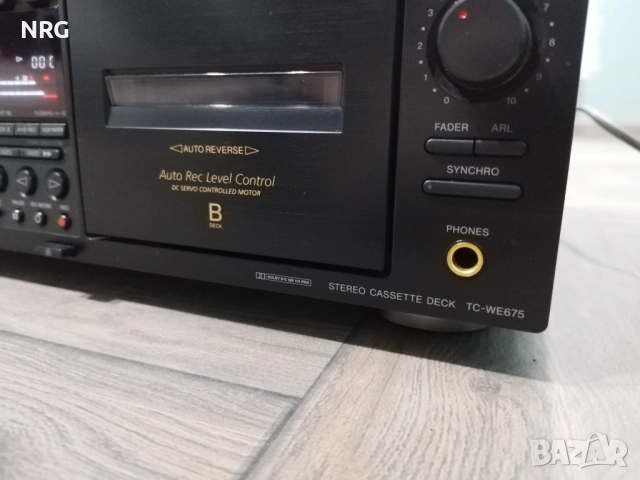 Sony TC-WE675 Dual cassette deck, снимка 8 - Декове - 54370761