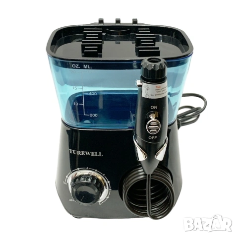 Зъбен душ TUREWELL #8231241 20-36, 600 мл, 10 регулируеми налягане, 8 накрайника, снимка 9 - Други - 55255578