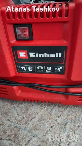 Компресор 220V 8 bar преносим, снимка 2 - Компресори - 54603698