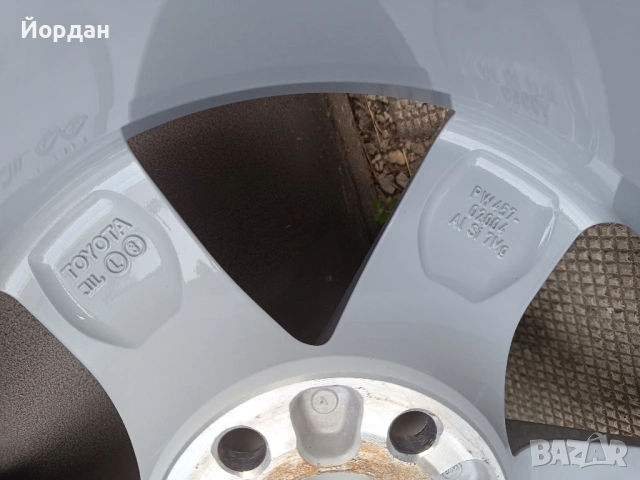 ОРИГИНАЛНИ джанти 16 ' цола 5x114,3 TOYOTA COROLLA AURIS / ТОЙОТА Корола Аурис + датчици, снимка 12 - Гуми и джанти - 54486022