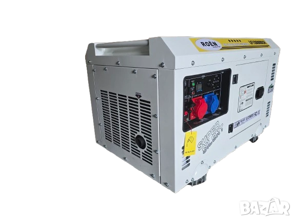 Дизелов генератор за ток Агрегат за ток 13 kW – Трифазен + Монофазен Въздушно охлаждане, снимка 5 - Генератори - 54781252