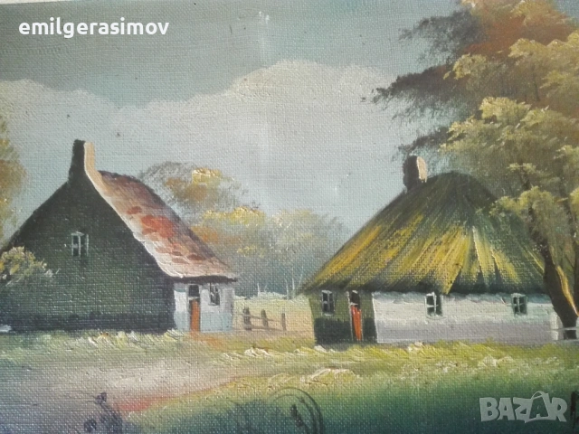 Картина и три малки гоблена., снимка 2 - Антикварни и старинни предмети - 54414536