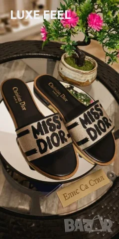 Dior ⚜️ Louis Vuitton ⚜️ Michael Kors ⚜️ Дамски Чехли ⚜️, снимка 6 - Чехли - 55363329