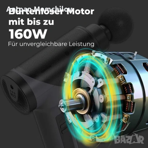 Масажен пистолет OrthoMechanik 3.0 OrthoGun 160W, снимка 8 - Масажори - 54805390