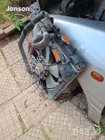 Перка с радиатор за Daihatsu Sirion 1,0i , снимка 3 - Части - 54392314