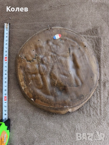 Дървено пано за стена, снимка 4 - Антикварни и старинни предмети - 54331889