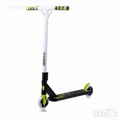Тротинетка WHIZZ Green Lime Black