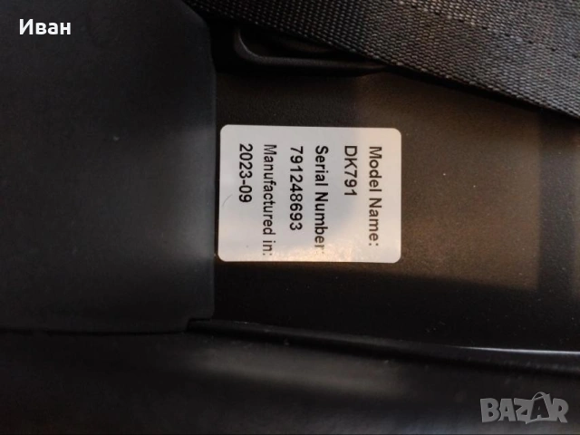 Столче за бебе КИККО БОО, i-Prime Black Стол за кола i-SIZE (40-87 см), снимка 7 - Столчета за кола и колело - 54666310