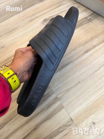 Оригинални черни мъжки чехли Adidas ! 46 н, снимка 6 - Мъжки чехли - 51229066