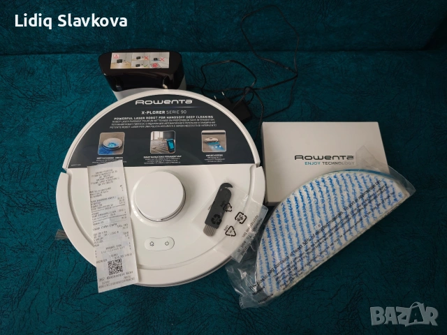 Прахосмукачка робот, Rowenta RR8777WH X-Plorer Serie 90 Charging Stat, снимка 3 - Прахосмукачки - 54530370