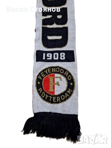 Фейнорд Ротердам / Feyenoord - футболен шал, снимка 3 - Фен артикули - 51717825