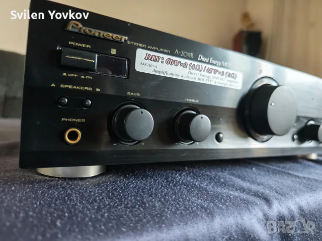 Продавам усилвател pioneer a 209r, снимка 4 - Ресийвъри, усилватели, смесителни пултове - 55437616