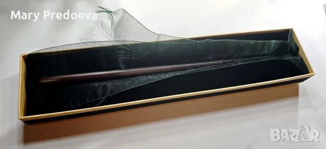 Магическа пръчка The Noble Collection Movies: Harry Potter - Draco Malfoy (Collector's Box), 35 cm, снимка 2 - Колекции - 55682224