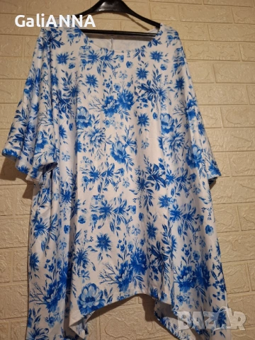 НОВА СТРАХОТНА СВЕЖА ТУНИКА 4XL-5XL, снимка 2 - Туники - 54813868