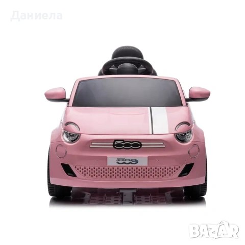 Ел.кола FIAT 500 розова, снимка 3 - Коли, камиони, мотори, писти - 55265469