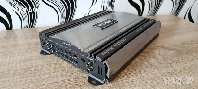 Усилвател Mac Audio MPX 4000, снимка 3 - Ресийвъри, усилватели, смесителни пултове - 54193557