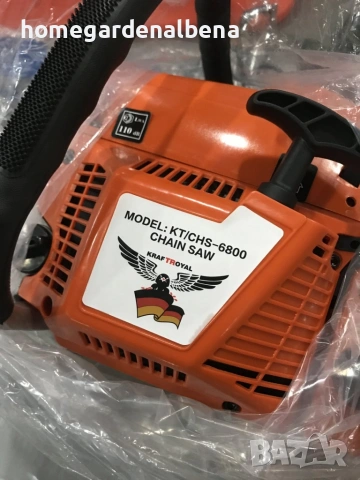 Бензинов верижен трион 4.6kW 40см мощен моторен трион 68cc, снимка 3 - Градинска техника - 54108234