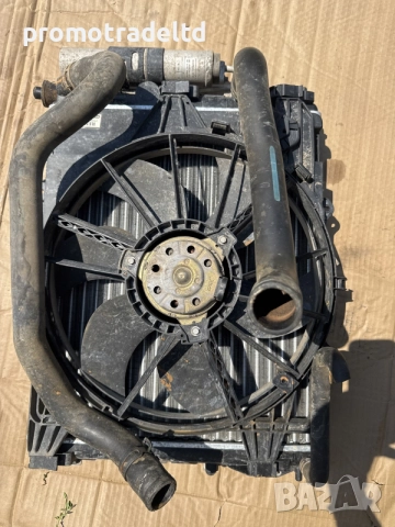 Воден климатичен радиатор перка вентилатор Рено Клио 2 Renault Clio 7700428659 9020938 40001601 mzfp