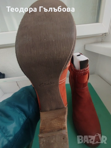 Дамски боти Clarks, снимка 7 - Дамски боти - 54829286