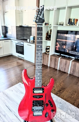 ibanez 450S Transparent Red, 1991, Japan, снимка 2 - Китари - 54696662