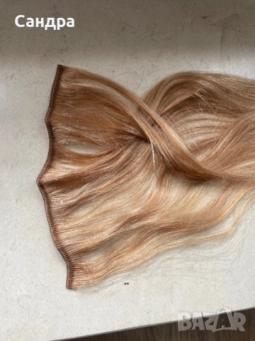 Един ред естествена коса, снимка 3 - Аксесоари за коса - 54267425