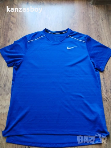 Nike Miler Short Sleeve Men's Running Tee - страхотна мъжка тениска Л, снимка 5 - Тениски - 54334136
