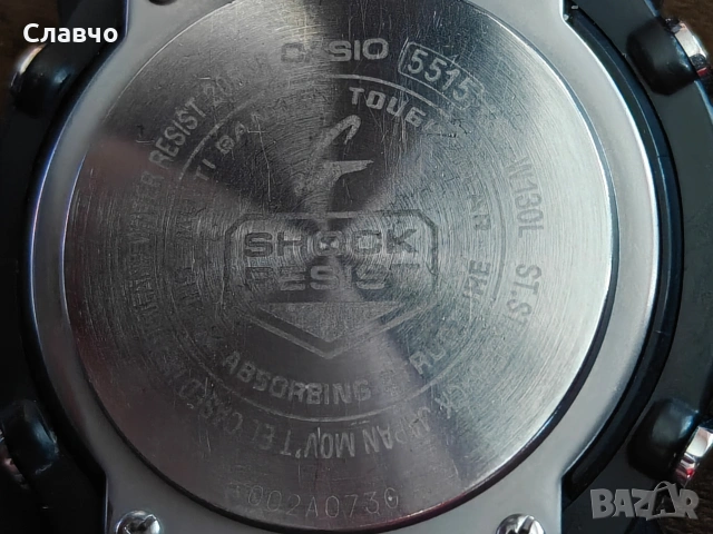 Casio GST-W130L WR 200 отличен, снимка 6 - Мъжки - 54420639