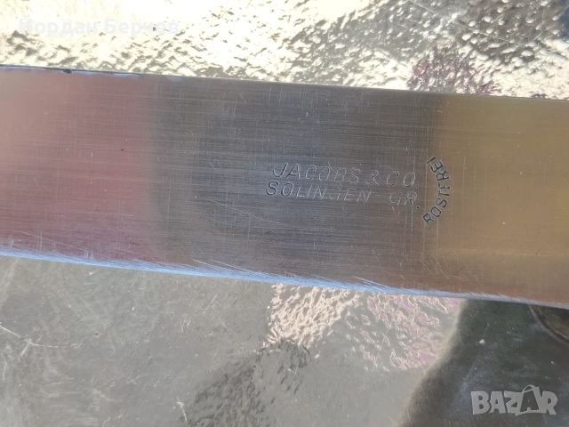 Стар нож  Jacobs & co. Solingen, снимка 4 - Антикварни и старинни предмети - 55649368