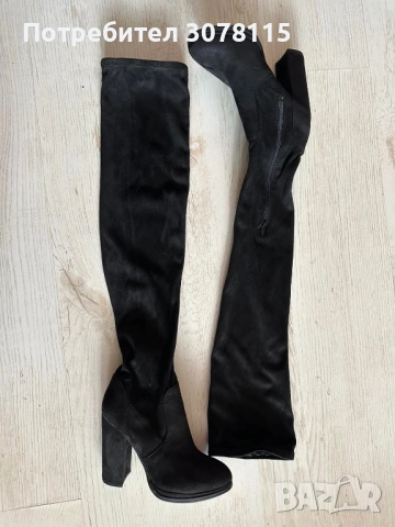 Чизми от велур , снимка 7 - Дамски ботуши - 54091094
