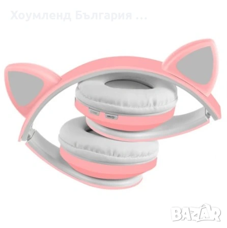 Безжични блутут светещи слушалки котешки уши, снимка 7 - Bluetooth слушалки - 54774757